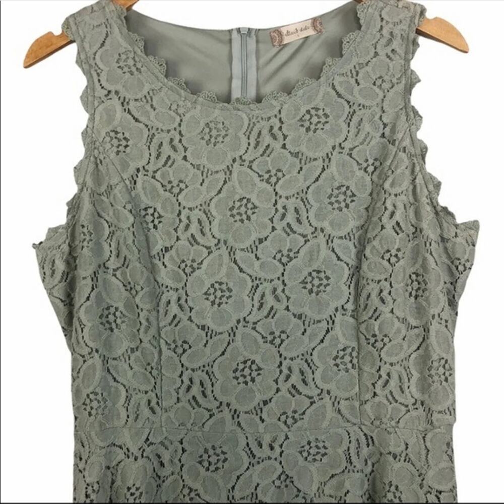 Altar’d State Sage Lace Sleeveless Dress S - Picture 2 of 11